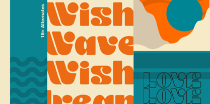 Kremola Outline Font Poster 3