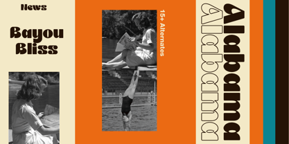 Kremola Outline Font Poster 5