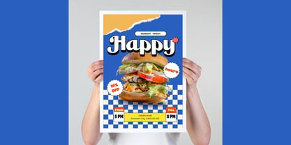 Marchbuna Retro Font Poster 2