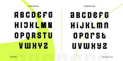 Gunner Font Poster 10
