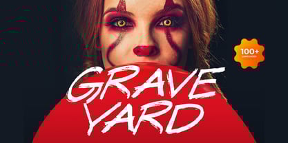 Graveyard Display Font Poster 1