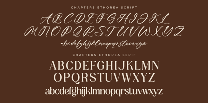 Chapters Ethorea Font Poster 8