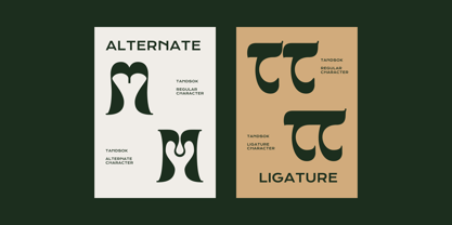 Tandsok Font Poster 4