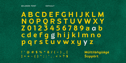 Milande Font Poster 14