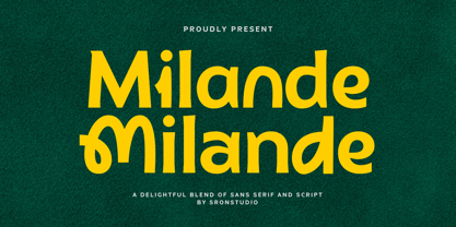 Milande Font Poster 1