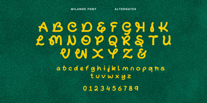 Milande Font Poster 15
