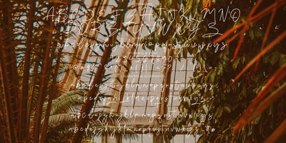 Gemiga Signature Font Poster 6