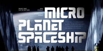 Universe SS Font Poster 3