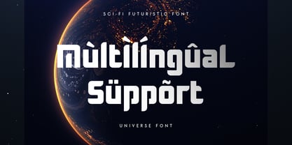 Universe SS Font Poster 12