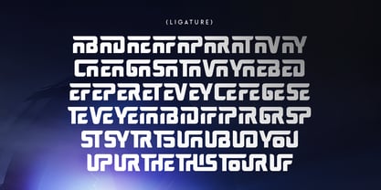Universe SS Font Poster 8