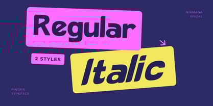 Finora Font Poster 5