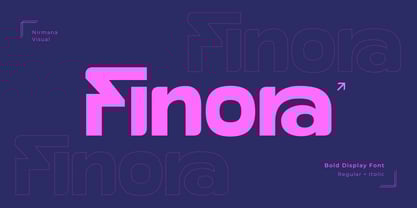 Finora Font Poster 1