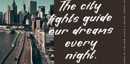 Bravery Horizon Font Poster 9