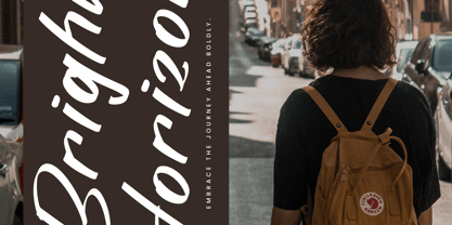 Bravery Horizon Font Poster 4