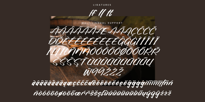 Bravery Horizon Font Poster 14