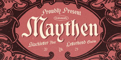 Maythen Font Poster 1
