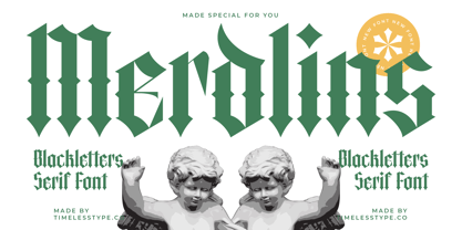 Merdlins Font Poster 1