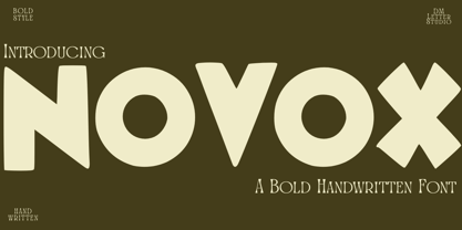 Novox Font Poster 1