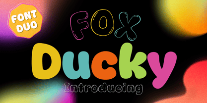 Fox Ducky Font Poster 1