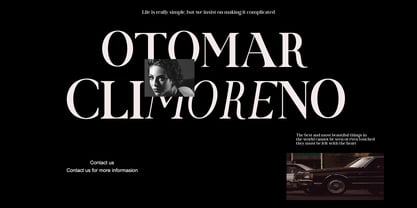 Manifest Font Serif Font Poster 6