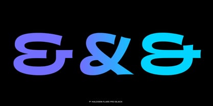 Halogen Flare Pro Font Poster 10