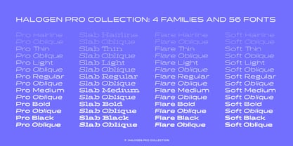 Halogen Flare Pro Font Poster 3