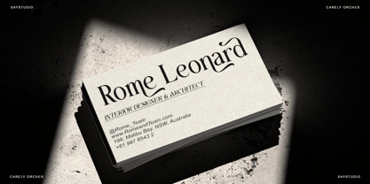 Carely Orches Font Poster 5