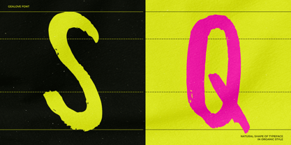 Gealove Font Poster 6