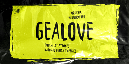 Gealove Font Poster 1