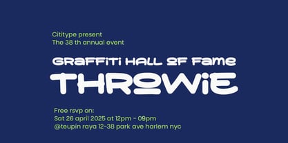 Orbost Font Poster 5