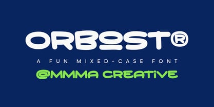 Orbost Font Poster 1