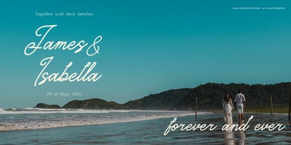 Marylona Font Poster 4