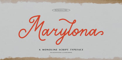 Marylona Font Poster 1