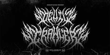 Devil Crawler Font Poster 1