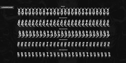 Devil Crawler Font Poster 12