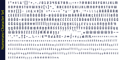 Numeruno Font Poster 6
