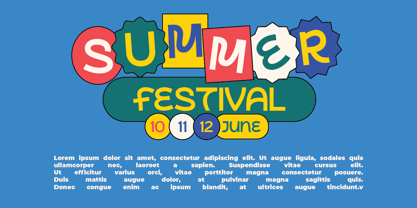 Aguilar Playful Display Font Poster 7
