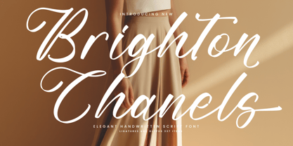 Brighton Chanels Font Poster 1