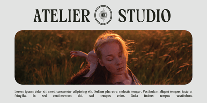 HS Callgrim Serif Display Font Poster 12