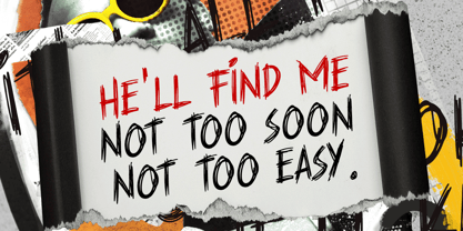 Against Madness Font Poster 9