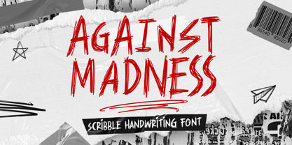 Against Madness Font Poster 1