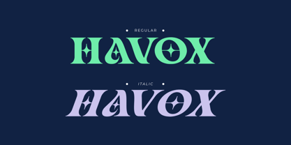 Havox Vintage Font Poster 9