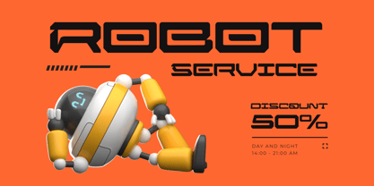 Zirox Cyberpunk Font Poster 4