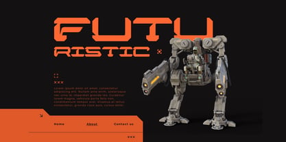 Zirox Cyberpunk Font Poster 7