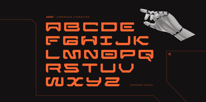 Zirox Cyberpunk Font Poster 5