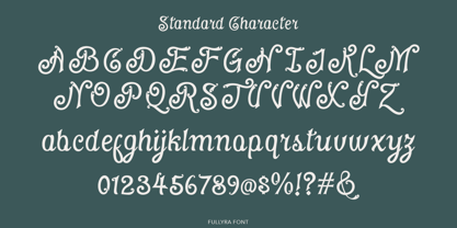 Fullyra Font Poster 5