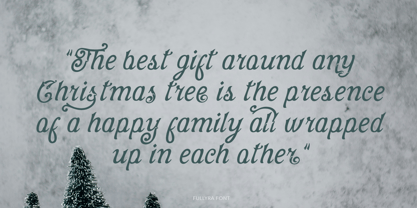 Fullyra Font Poster 3