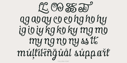 Fullyra Font Poster 14