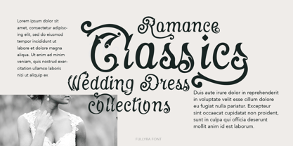 Fullyra Font Poster 2