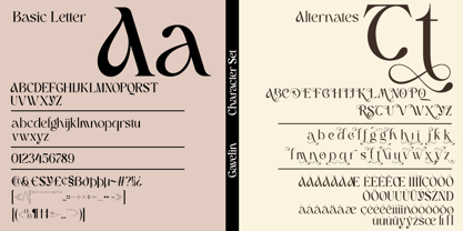 Gavelin Font Poster 12